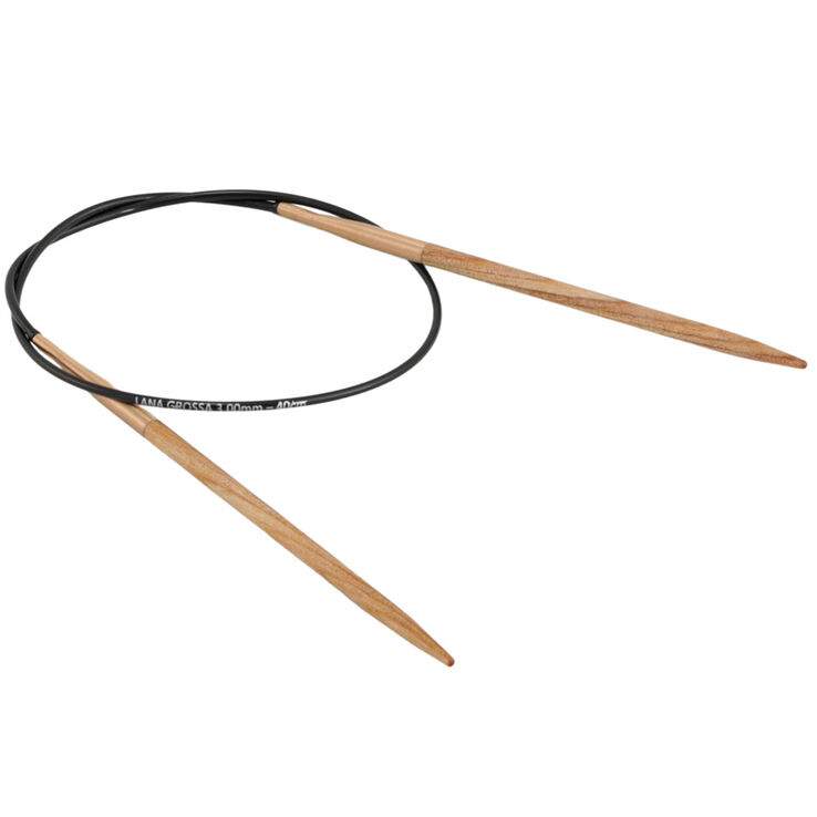 Lana Grossa Круговые спицы Design-wood Signal № 3/40см