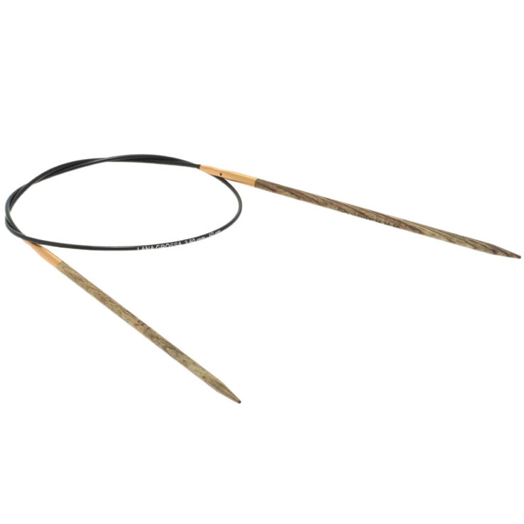 Lana Grossa Круговые спицы Design-Holz Signal, дерево №3,5/60см