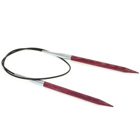 Lana Grossa Круговые спицы Design-Holz Signal Silber St. 6,5/60cm