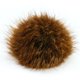 меховой помпон Fuchs | 03-бежевый