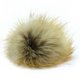 меховой помпон Fuchs | 14-белый