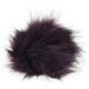 Помпон из искусственного меха Mini | 654-тёмно-фиолетовый