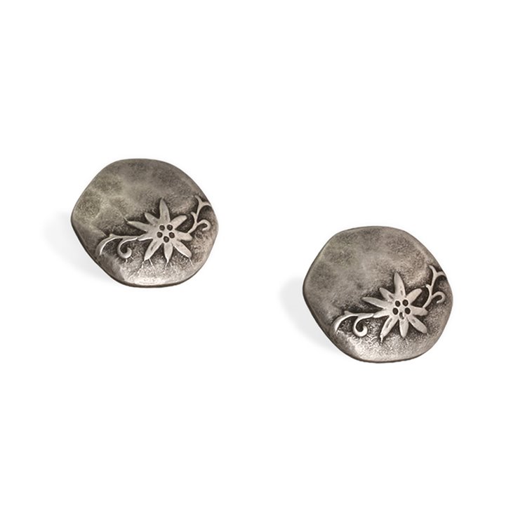 Union Knopf Пуговица с крючком 23mm | 83-старое серебро