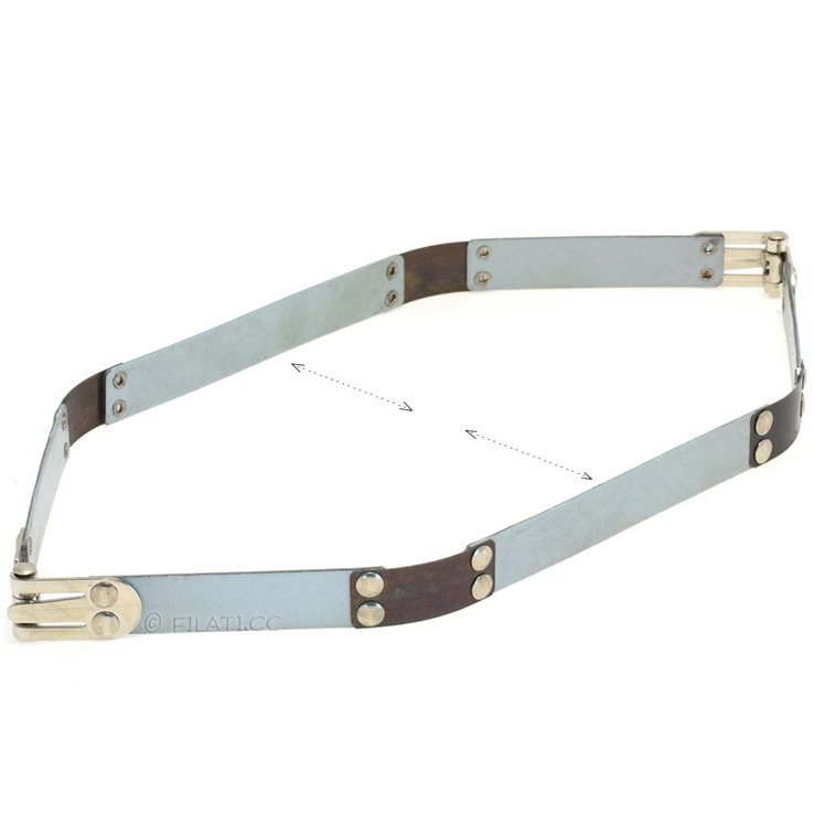 Рамочный замок 615244 | 244-серебряный