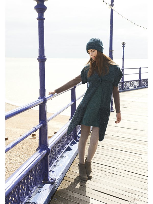 Lana Grossa ШАПКА, СВЯЗАННАЯ ЛИЦЕВОЙ ГЛАДЬЮ Garzato Fleece