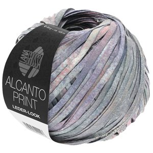 Lana Grossa ALCANTO Print | 104-серый/сирень/розовый