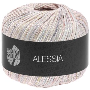 Lana Grossa ALESSIA | 003-мягко-розовый/серо-фиолетовый/крем