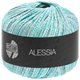 Lana Grossa ALESSIA | 016-бирюзовый/нефрит/конопля