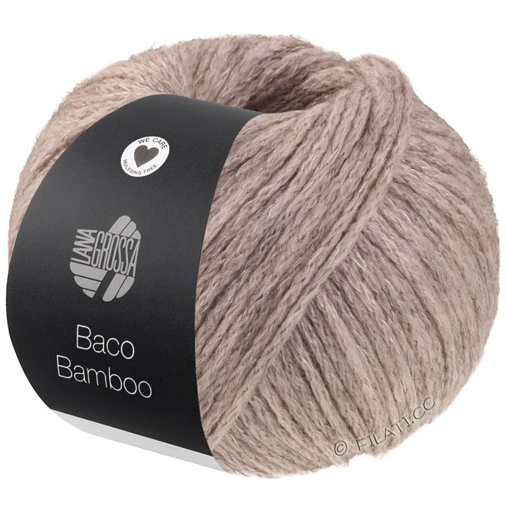 Lana Grossa BACO BAMBOO | 01-серо-розовый