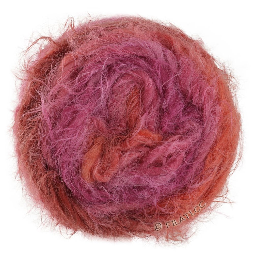 Lana Grossa  | 107-красная фиалка/фуксия/ветхо-розовый/красное вино/бургунд