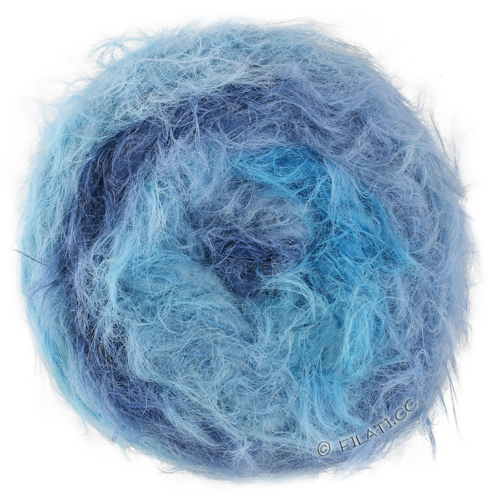 Lana Grossa  | 110-бирюзовый/Адрия голубой/светло синий/тёмно-синий