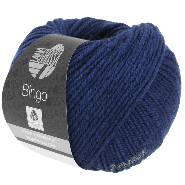 Lana Grossa BINGO Uni/Melange уни/меланж | 014-синий