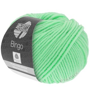 Lana Grossa BINGO  Uni/Melange уни/меланж | 757-светло-зелёный