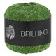 Lana Grossa BRILLINO | 43-зелёный/серебряный