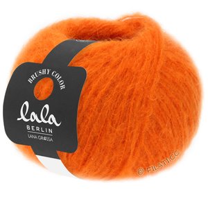 Lana Grossa BRUSHY Uni/Print (lala BERLIN) | 001-оранжевый