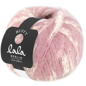 Lana Grossa BUFFY (lala BERLIN) | 02-розовый/чисто-белый