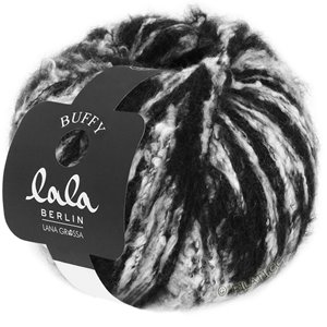 Lana Grossa BUFFY (lala BERLIN) | 12-чёрный/чисто-белый