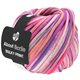 Lana Grossa BULKY Print (ABOUT BERLIN) | 158-белый/лососевый/пинк/фиолетовый