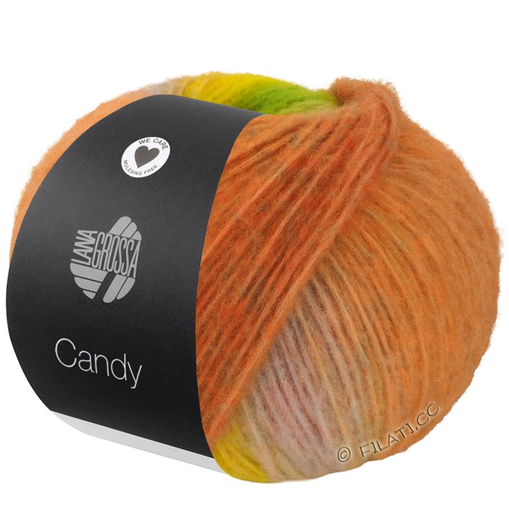Lana Grossa CANDY | 01-пыльно-розовый/серо-розовый/серо-бежевый/жёлто-зелёный/жёлтый/кэмел/бежевый/мята/оранжевый/синий/грязь/светло-серый/бледно-серый
