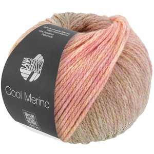 Lana Grossa COOL MERINO Dégradé | 308-серо-коричневый/бежевый/розовый