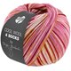 Lana Grossa COOL WOOL 4 SOCKS PRINT III | 7201-пинк/красное вино/цвет экрю/жёлтый/легко коричневый