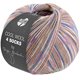 Lana Grossa COOL WOOL 4 SOCKS PRINT III | 7203-бежевый/василек/белый/пинк/пурпурный