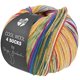 Lana Grossa COOL WOOL 4 SOCKS PRINT III | 7218-светло-зелёный/крем/орхидея/синий/жёлтый/петроль/красный обожженной глины/голубой