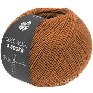 Lana Grossa COOL WOOL 4 SOCKS UNI | 7712-ржаво коричневый