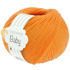 Lana Grossa COOL WOOL Baby Uni/Print 50g | 294-оранжевый