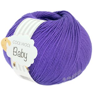 Lana Grossa COOL WOOL Baby Uni/Print 50g | 317-фиолетовый