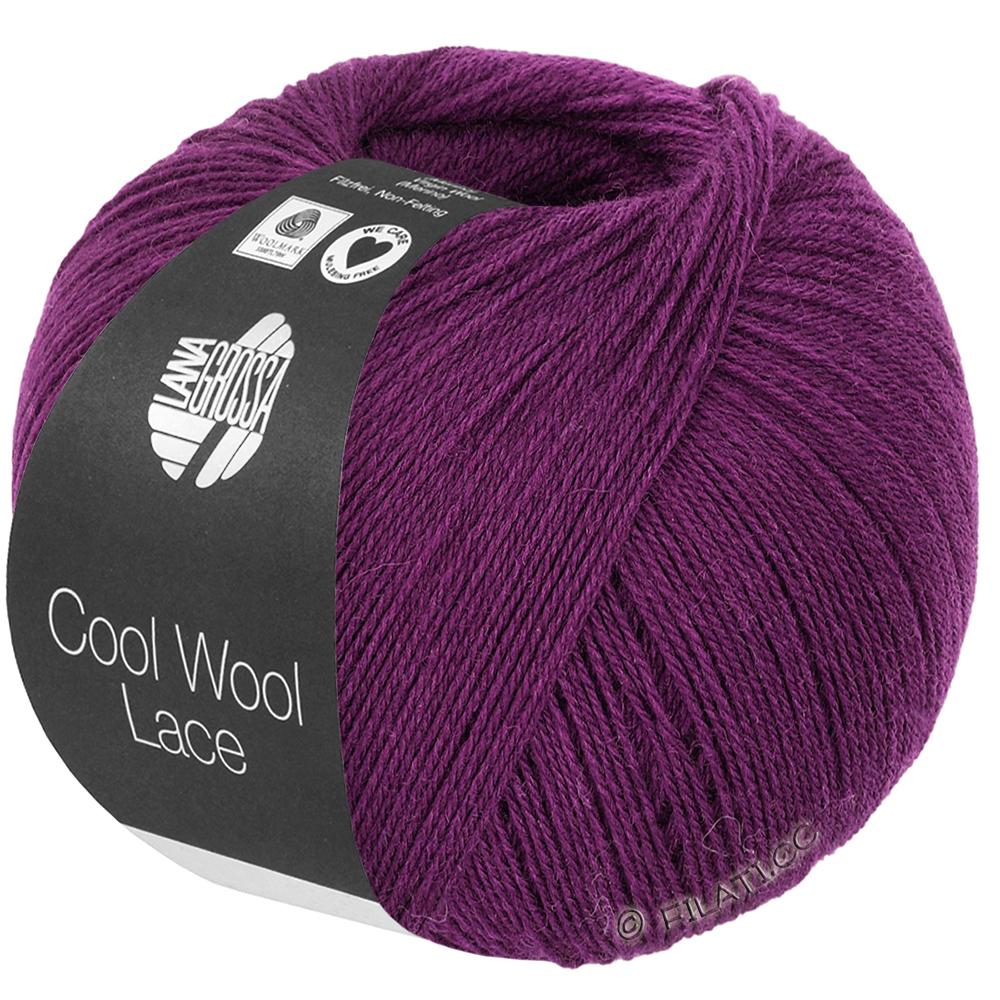 Lana Grossa COOL WOOL Lace | 67-красно-фиолетовый