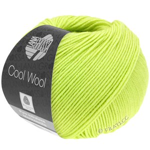 Lana Grossa COOL WOOL   Uni/Melange/Neon | 2089-жёлто-зеленый