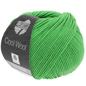 Lana Grossa COOL WOOL   Uni/Melange/Neon | 0504-зелёное яблоко
