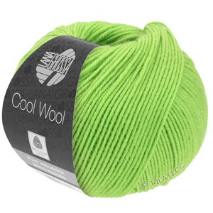 Lana Grossa COOL WOOL   Uni/Melange/Neon | 0509-светло-зелёный