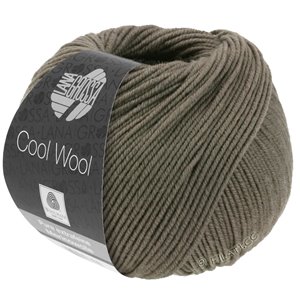 Lana Grossa COOL WOOL   Uni/Melange/Neon | 0558-серо-коричневый