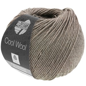 Lana Grossa COOL WOOL   Uni/Melange/Neon | 7115-серо-коричневый меланжевый