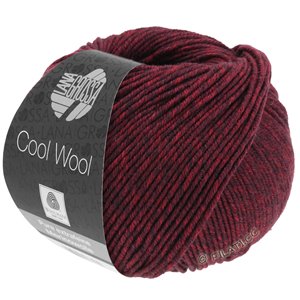 Lana Grossa COOL WOOL   Uni/Melange/Neon | 7152-красное вино