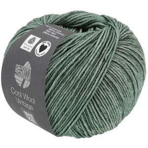 Lana Grossa COOL WOOL Vintage | 7368-зеленый серый