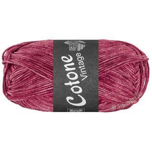 Lana Grossa COTONE Vintage | 264-фуксия/пинк/розовый меланжевый