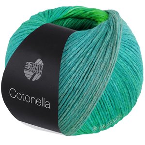 Lana Grossa COTONELLA | 09-бирюзовый/мята серая/зеленый/карри/охра/зеленый, как трава/зелено-бирюзовый/светло-зелёный