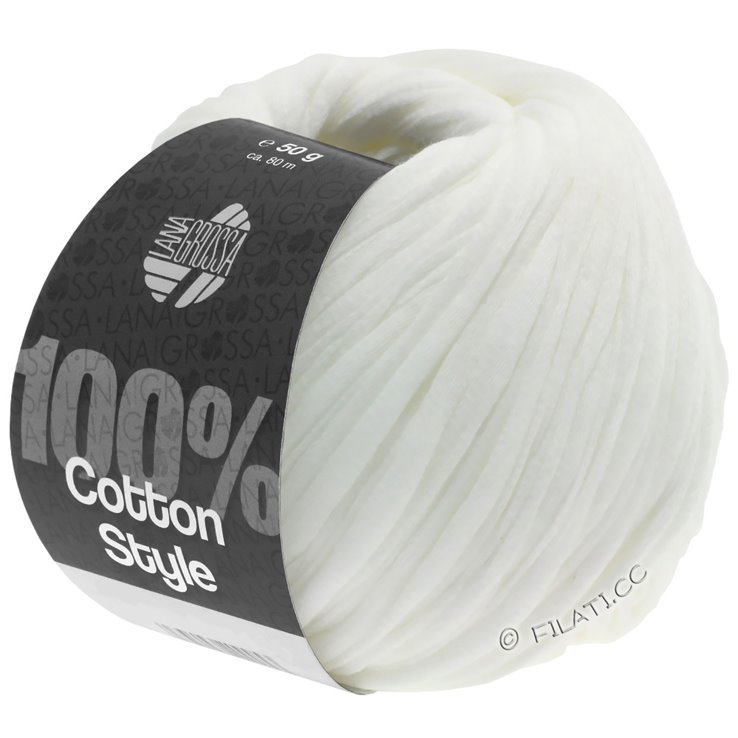 Lana Grossa COTTON STYLE | 01-белый