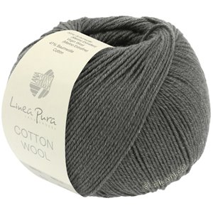 Lana Grossa COTTON WOOL (Linea Pura) | 07-тёмно-серый