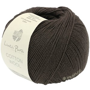 Lana Grossa COTTON WOOL (Linea Pura) | 09-тёмно-коричневый