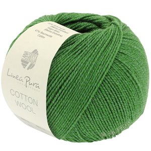 Lana Grossa COTTON WOOL (Linea Pura) | 19-светло-зелёный/тёмно-зелёный