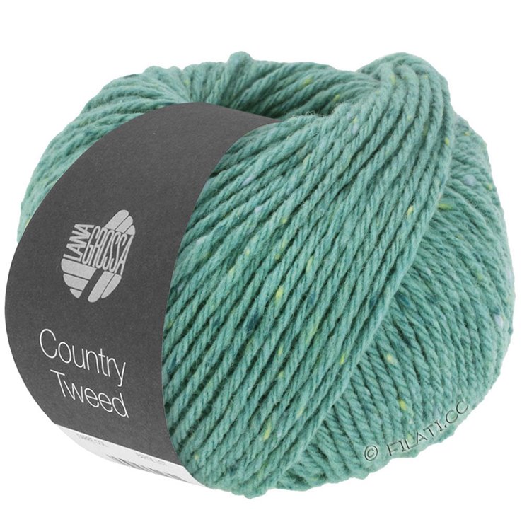 Lana Grossa COUNTRY TWEED | 15-тёмно-бирюзовый меланжевый