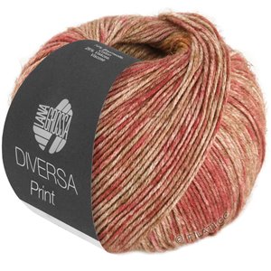 Lana Grossa DIVERSA PRINT | 101-терракотовый/охра/легко коричневый/кирпично-красный/серо-коричневый