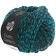 Lana Grossa DUETTO CLASSICO | 09-тёмно сине-зеленый/черный петроль
