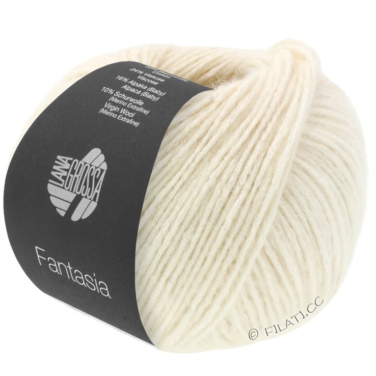 Lana Grossa FANTASIA | 01-чисто-белый