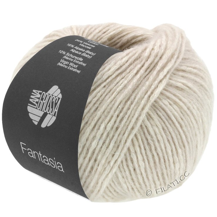 Lana Grossa FANTASIA | 10-белый камень