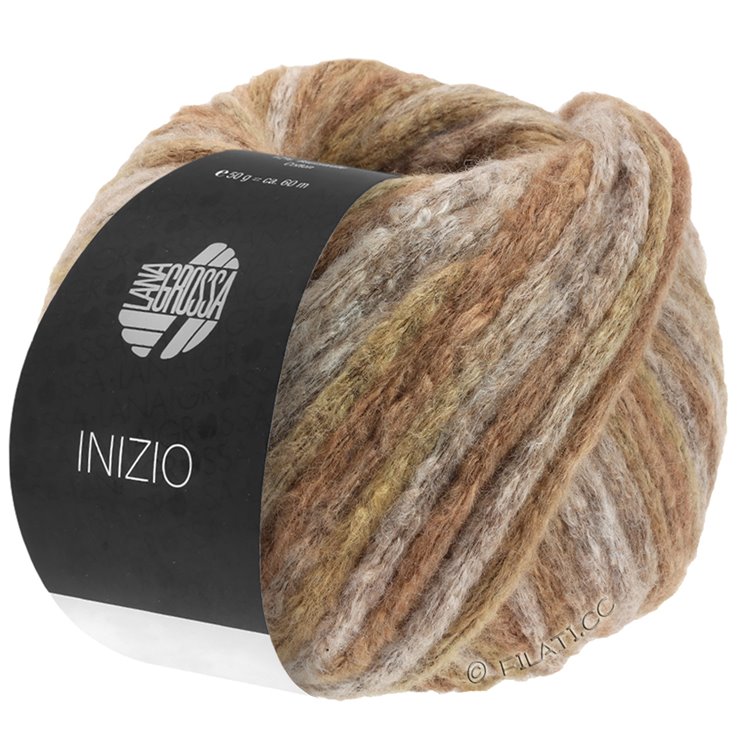 Lana Grossa INIZIO | 101-бежевый/легко коричневый